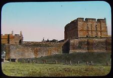 Glass Magic Lantern Slide CARLISLE CASTLE GATES C1890 PHOTO ENGLAND 