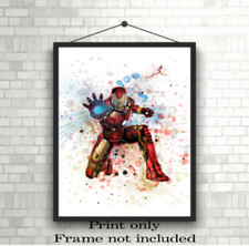 Iron man Marvel Avengers Wall Art Poster Photo Print Picture Gift A5 A4 A3
