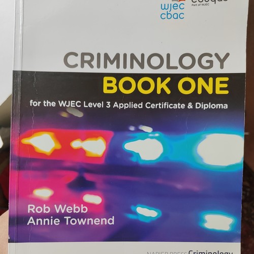 Criminology book one - criminology, for