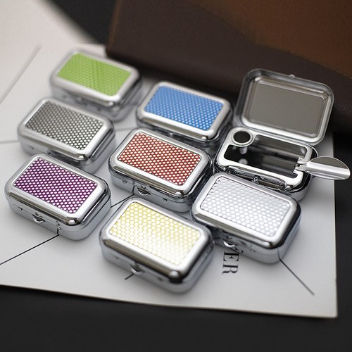Portable metal mini ashtray - portable,