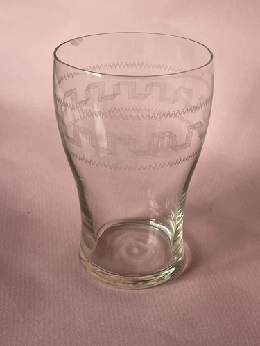Edwardian etched glass greek - edwardian,
