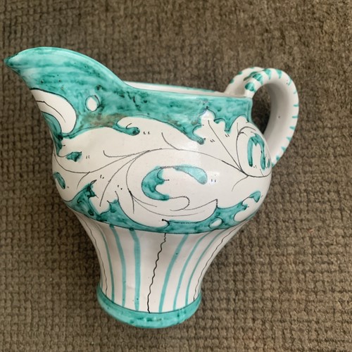 Vintage italian majolica jug - italian,