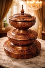 Hand-Carved Wooden Offering