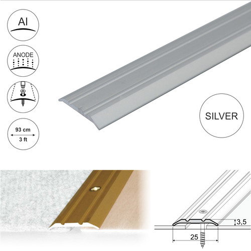Aluminium door bar threshold - door,