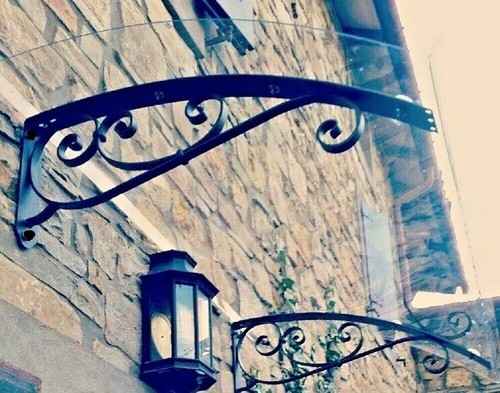 Lowcost door canopy awning - door,