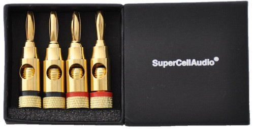 Premium banana plugs set - of, 4