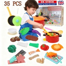 35Pcs Pretend Food Play