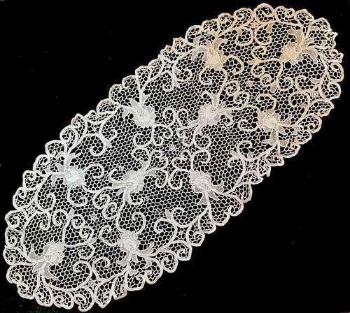 Vintage lace table dresser - table,