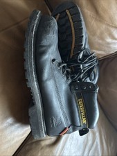 Bin Mens Black Safety  Boots