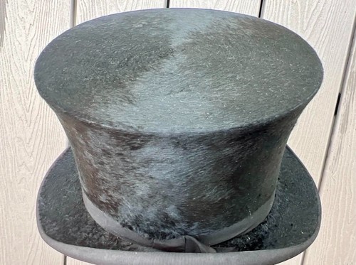 Vintage black top hat - vintage,