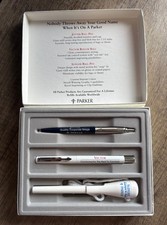 Rare - Boxed Early 90s Salesman Pen Set - Jotter, Vector & Slinger