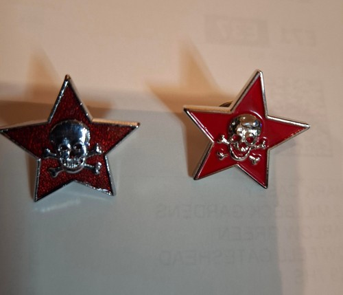 Star and skull goth biker - and,
