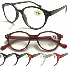 S107A Vintage Reading Glasses/Spring Hinges/Super Fashion Round Lens Designed ：D