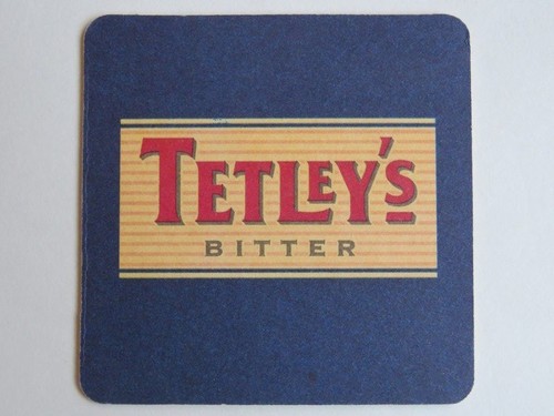 Beer mat coaster - mat, tetley's