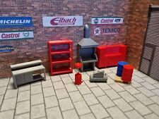 Garage Scene Accessories D for 1:43 Scale Models cars Garage Diorama 3d Printed.