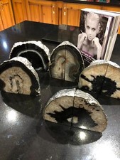 Black Agate Silver Edge