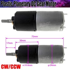 24mm DC3V/6V/9V CW/CCW Plastic Planetary DC Geared Motor  Sophisticated Motor FY