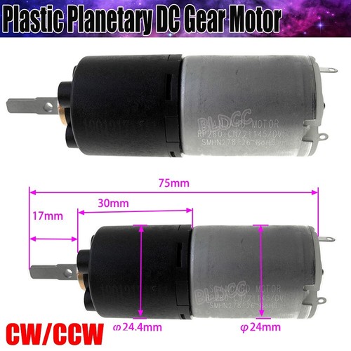 24mm dc3v ccw plastic - 24mm, cw/ccw