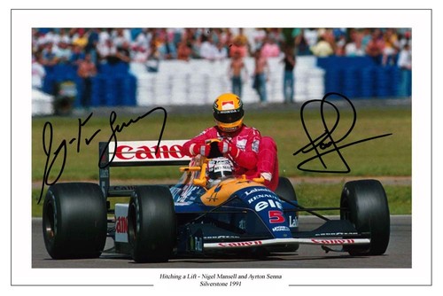 Nigel mansell ayrton senna - nigel,