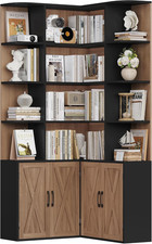 Corner bookcase 187cm - bookcase, shape