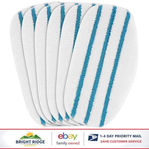 Pack replacement mop pads - 6,