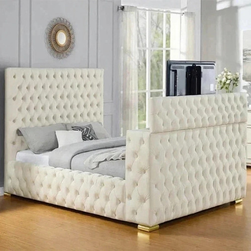 Luxury ambassador bed frame - tv,