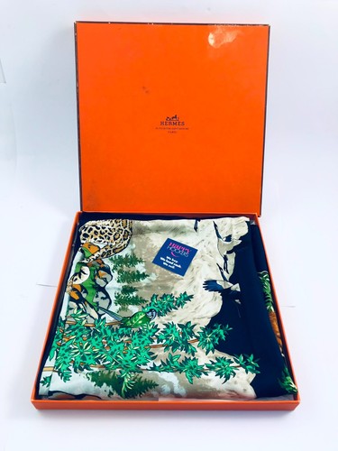 Hermes sichuan 100 navy blue - 100%,