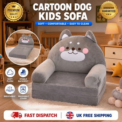 Kids sofa convertible in 1 - sofa,, 2-in-1