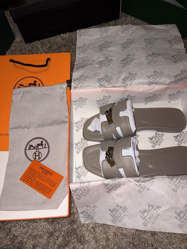 Hermès men grey leather - hermès,