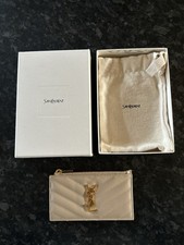 Saint Laurent YSL Leather Card