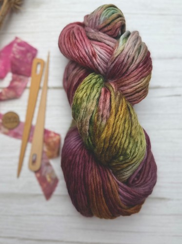 Hand dyed merino wool - dyed,