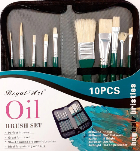 Oil paint brush set artist - brush,
