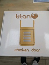 Titan Plastic Chicken Coop Door Kit Automatic Locking