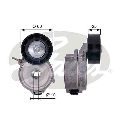 Gates t39126 belt - belt, tensioner