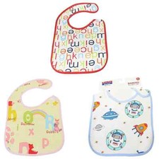 Pack of 3 Baby Bibs Printed