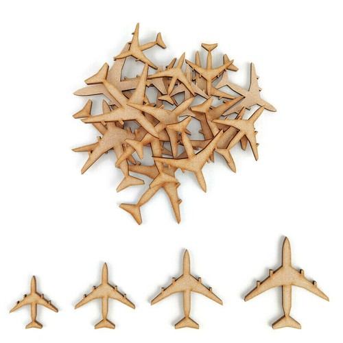 Plane mdf craft - plane, shapes