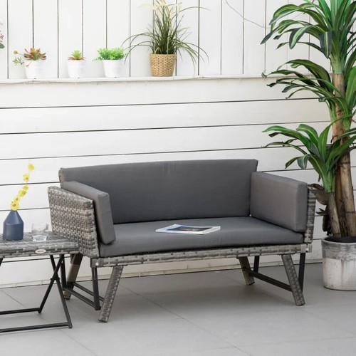 Rattan garden sofa - rattan, outdoor