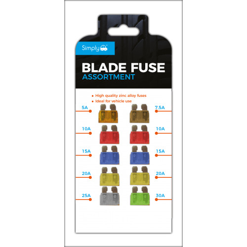Assorted standard blade car - blade,