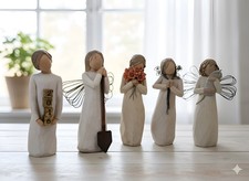 Lot of 5 Willow Tree Figurines