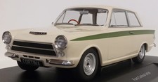 MCG 18434  Ford Cortina Lotus MK1 (1963) RHD (Ermine White) 1:18 DIE CAST MODEL