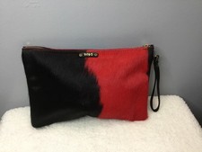 W&G Cowhide Red & Black