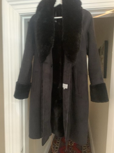 Shearling women coat - shearling,