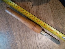 Vintage MAWHOOD Sheffield Micro Woodturning Parting tool~1/8" overall L~8 7/8"