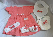 Reborn baby dolls clothes and accessories bundle to fit 20/22 inch doll. 430