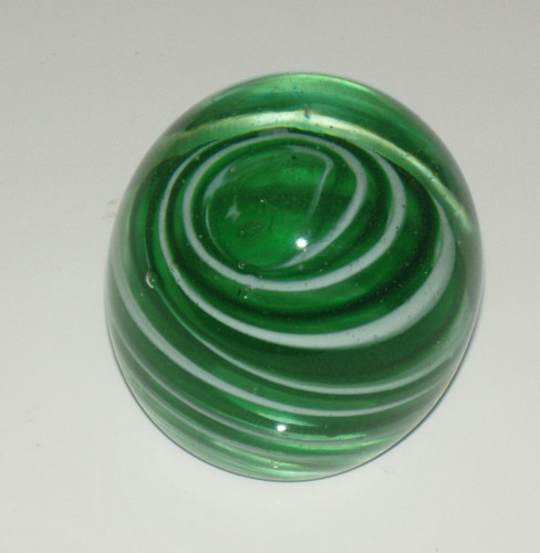 Mdina green white swirl - green,