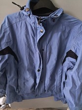 Musto Performance Jacket Womens Size 16 Blue Fleece Lined Full Zip Outdoors Coat