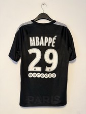 GENUINE - PSG 2017/18 Third - MBAPPE #29- Small (S) - 10/10 No Flaws
