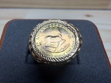 1984 1/10 oz Krugerrand Ring