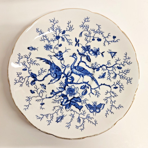 Coalport cairo saucer blue - saucer,