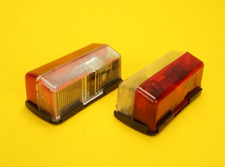 2 x Red & White Outline Marker